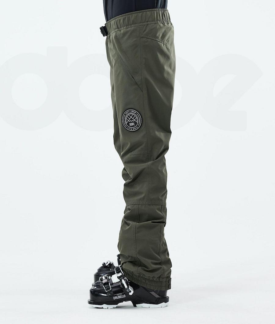 Olive / Green Women's Dope Blizzard W 2021 Ski Pants | AUPQ3312