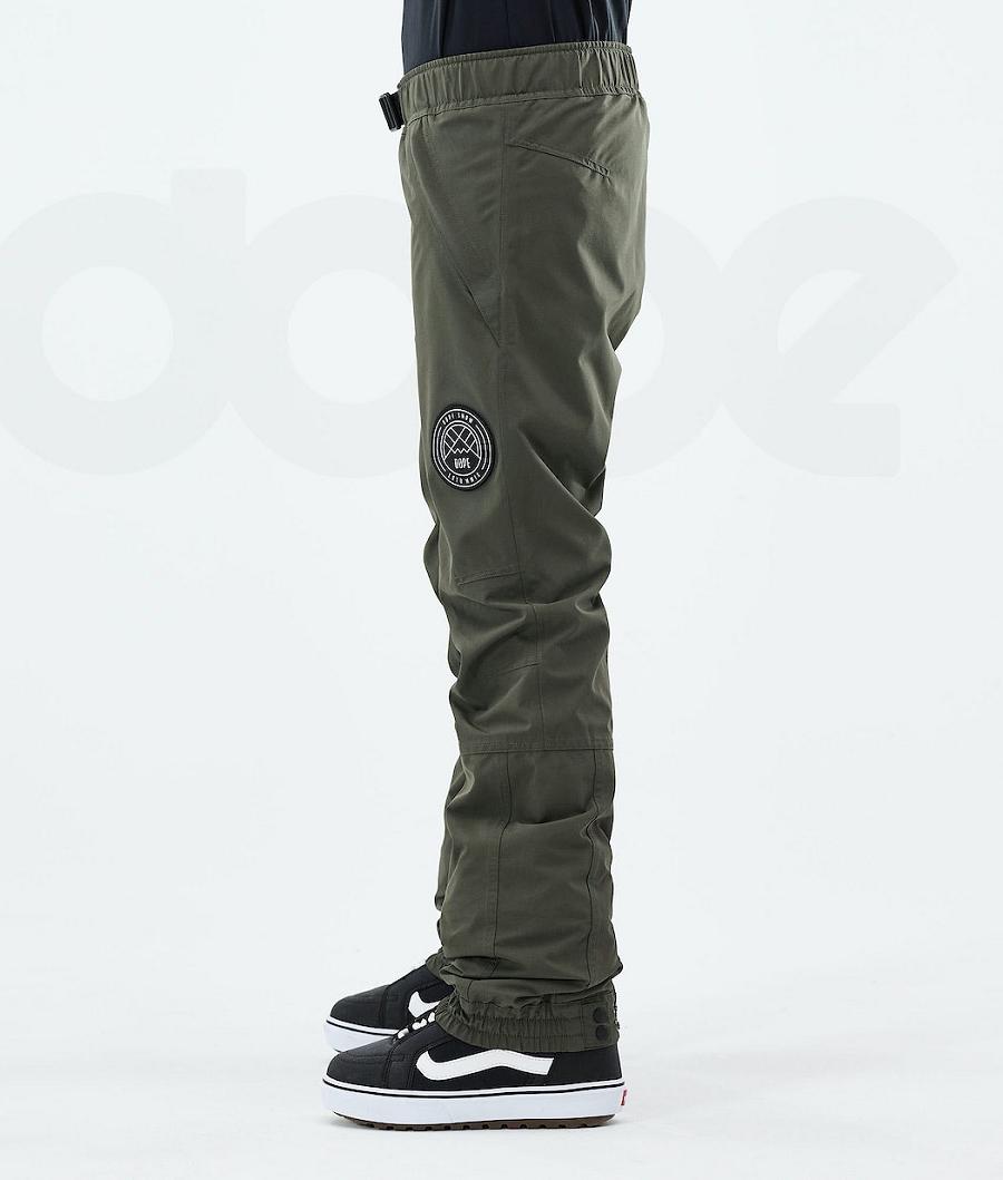 Olive / Green Women's Dope Blizzard W 2021 Snowboard Pants | AUQZ3250