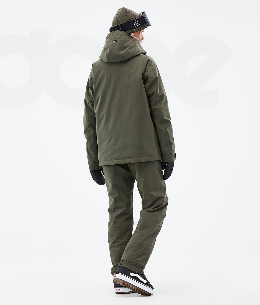 Olive / Green Women's Dope Blizzard W Snowboard Jackets | AUQZ3444