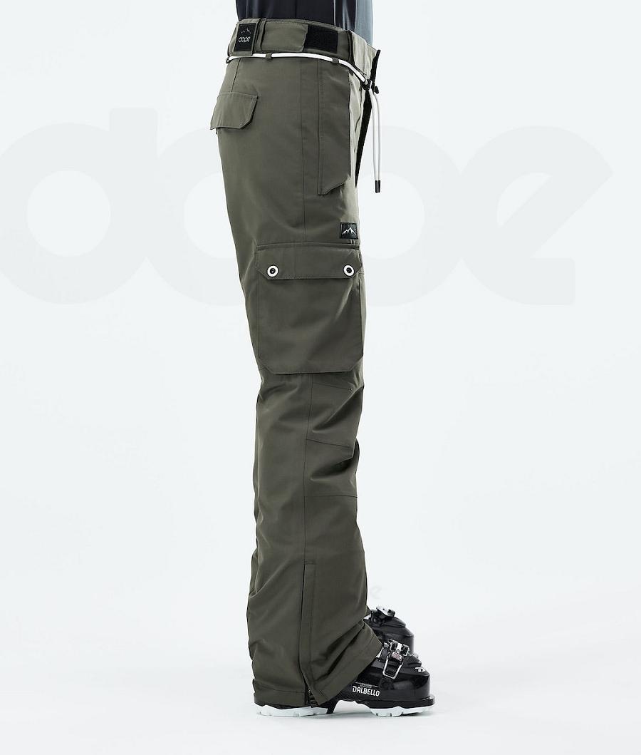 Olive / Green Women's Dope Iconic W 2021 Ski Pants | AUWY3347