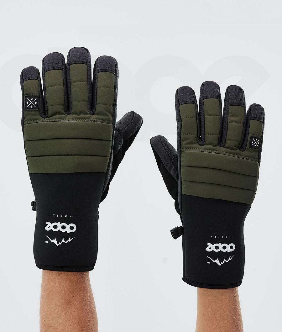 Olive Men\'s Dope Ace Gloves | AUCE3087