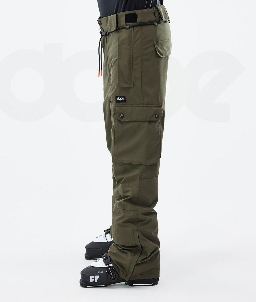 Olive Men's Dope Iconic Ski Pants | AUNB2640