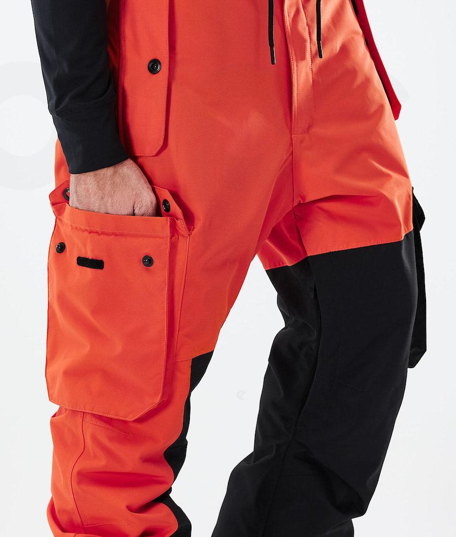 Orange / Black Men's Dope Adept 2021 Snowboard Pants | AUVD2537