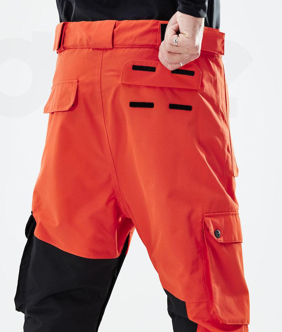 Orange / Black Men's Dope Adept 2021 Snowboard Pants | AUVD2537