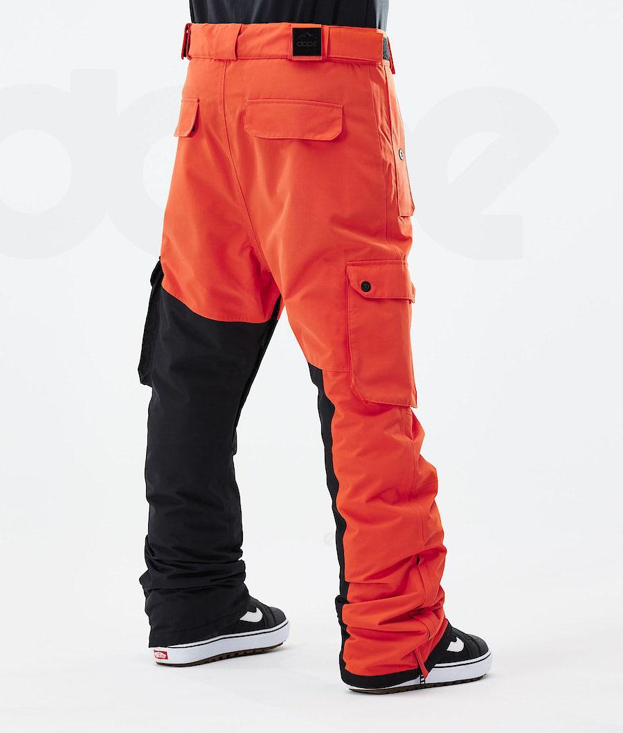 Orange / Black Men's Dope Adept 2021 Snowboard Pants | AUVD2537