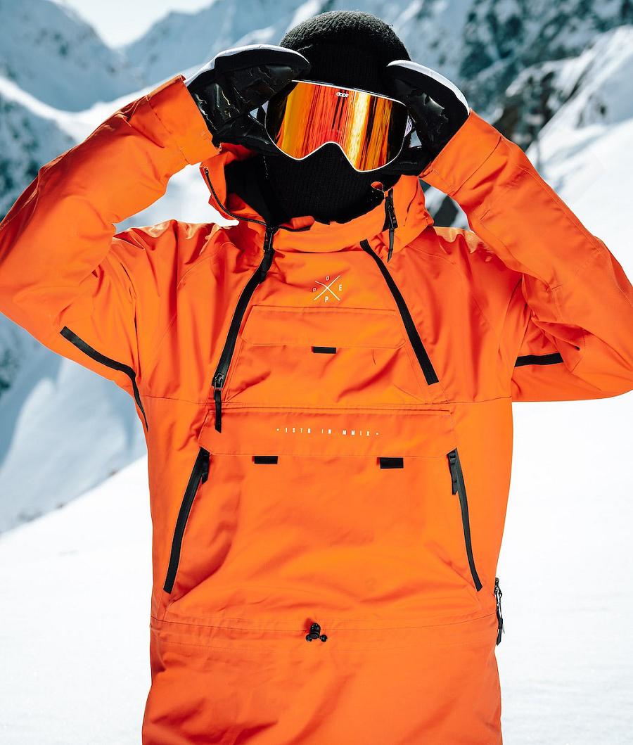 Orange Men's Dope Akin 2019 Snowboard Jackets | AUPQ2744