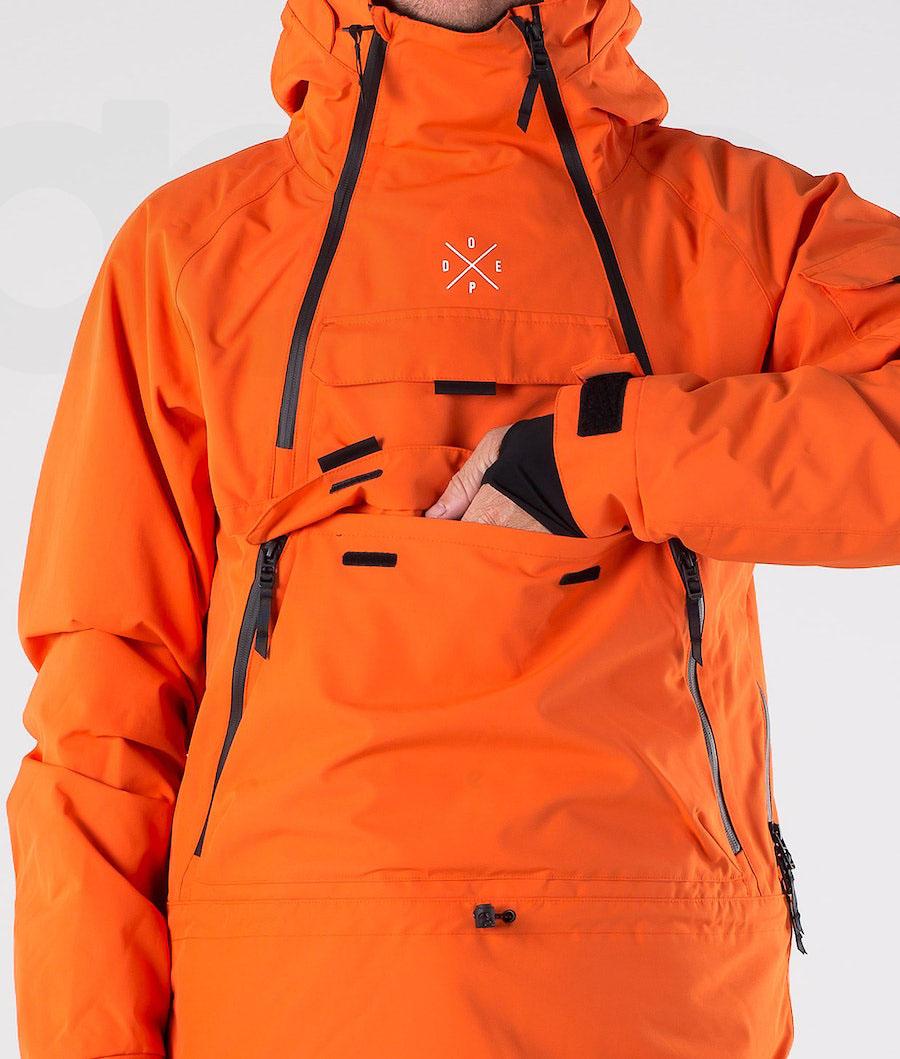 Orange Men's Dope Akin 2019 Snowboard Jackets | AUPQ2744