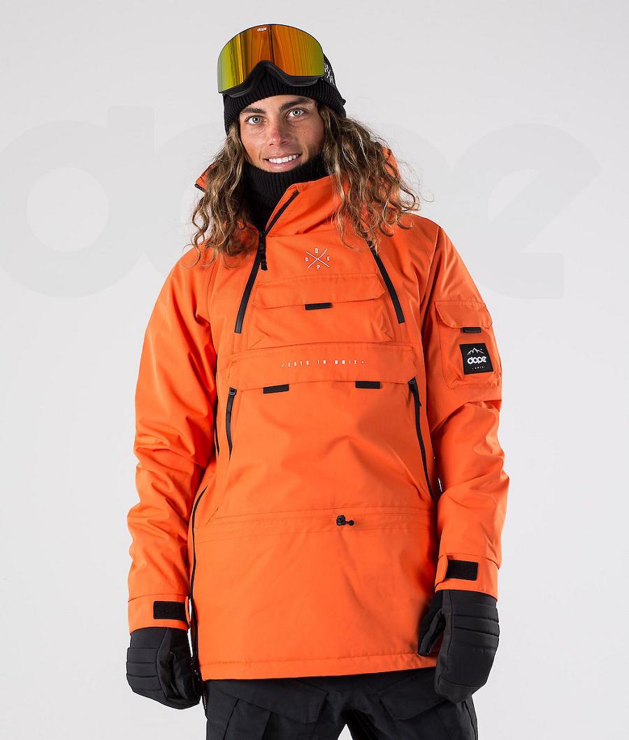 Orange Men\'s Dope Akin 2019 Snowboard Jackets | AUPQ2744