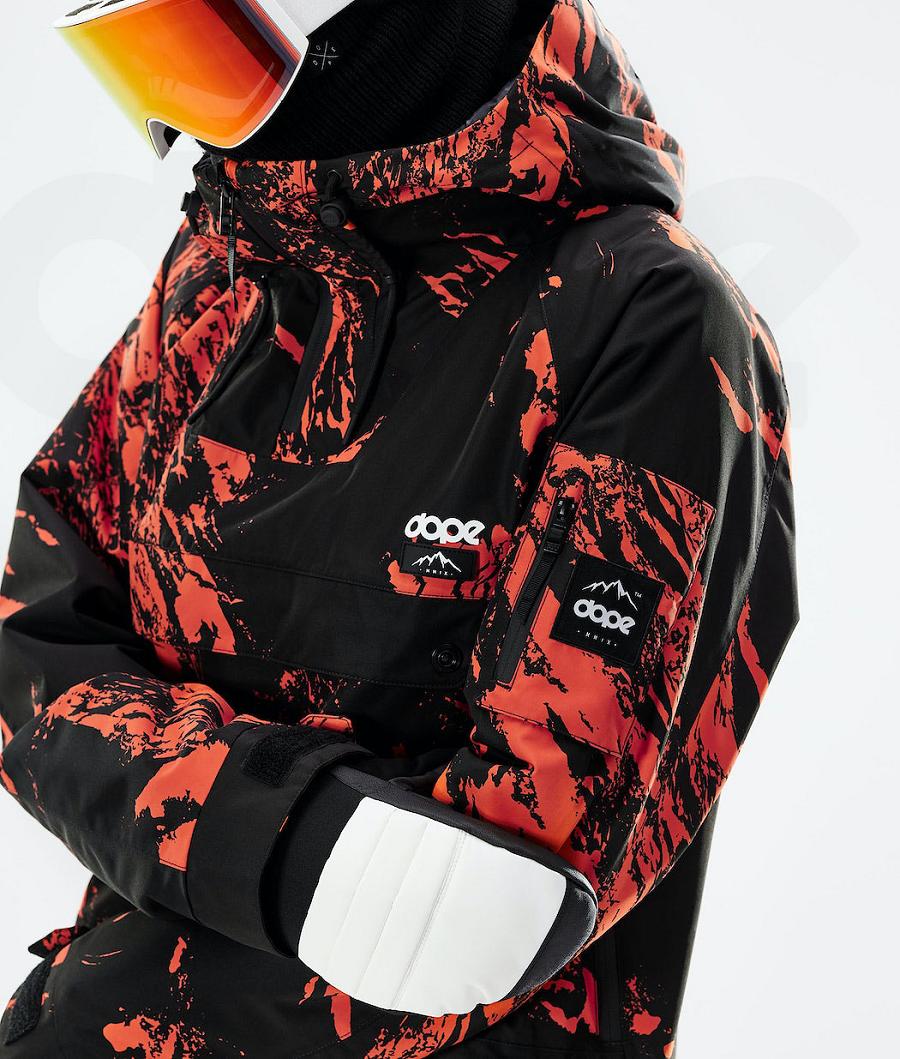 Orange Men's Dope Annok 2021 Paint Ski Jackets | AUMA2896