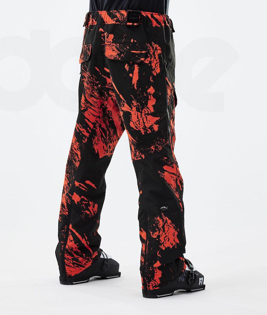 Orange Men's Dope Antek 2021 Paint Ski Pants | AUBC2614