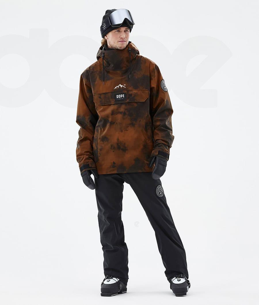 Orange Men's Dope Blizzard Smudge Ski Jackets | AUTV2918