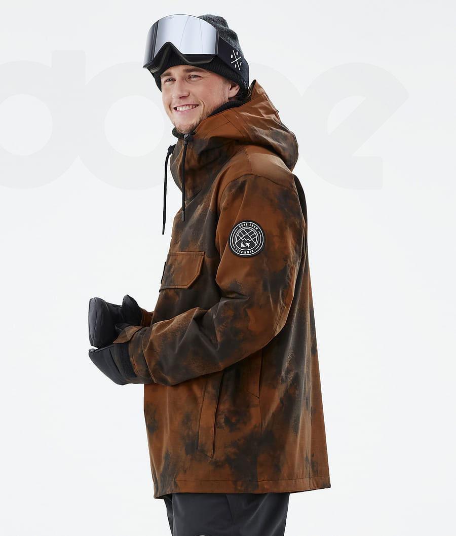 Orange Men's Dope Blizzard Smudge Ski Jackets | AUTV2918