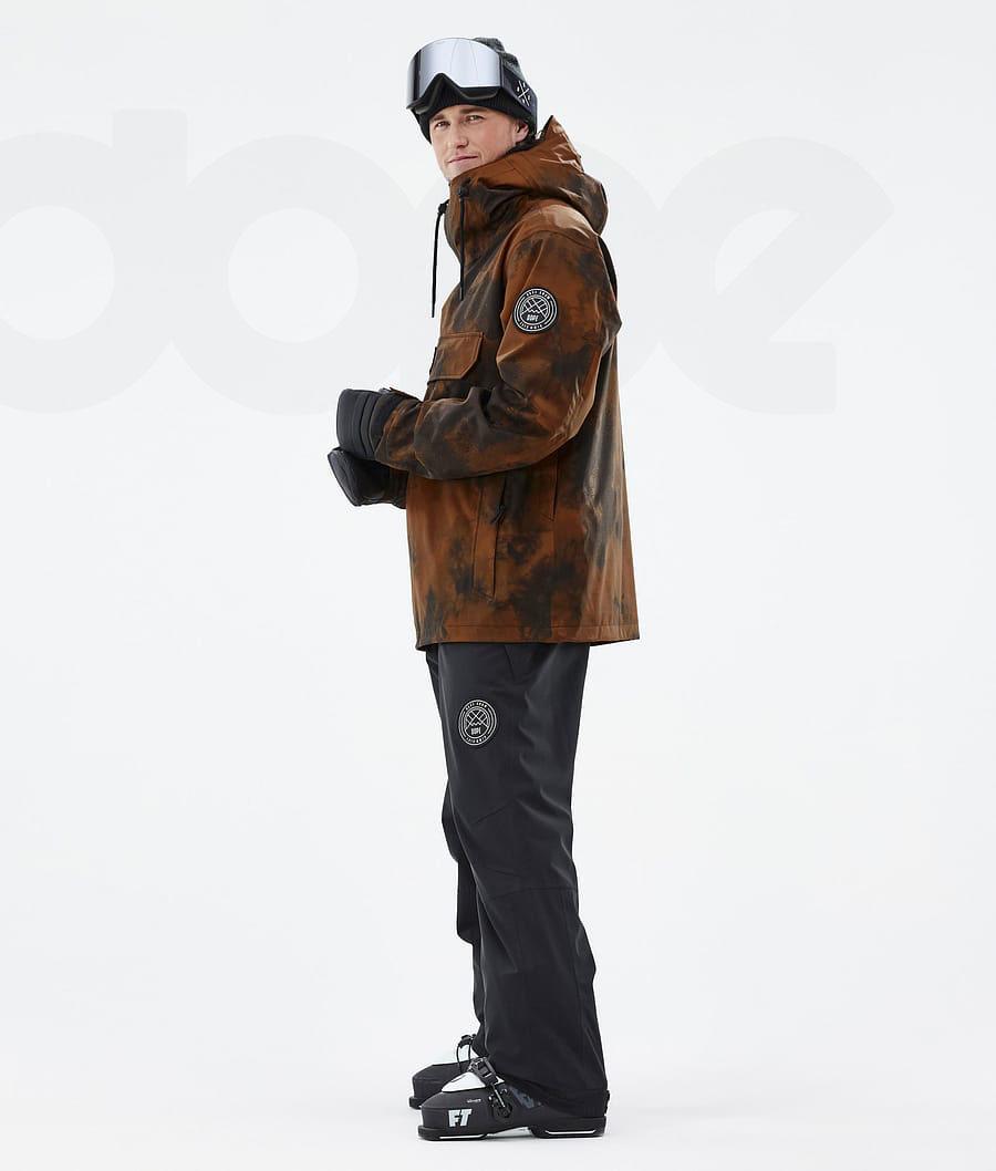 Orange Men's Dope Blizzard Smudge Ski Jackets | AUTV2918