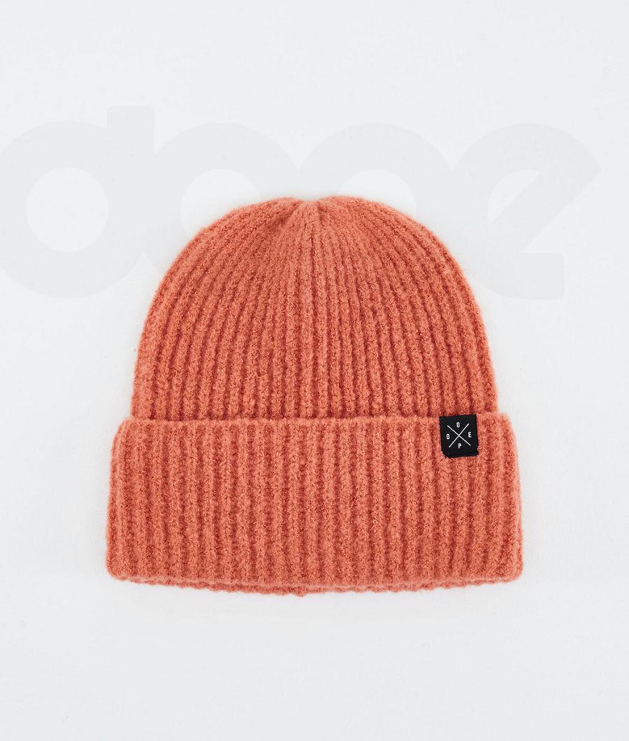 Orange Men\'s Dope Chunky Beanie | AUJJ3163