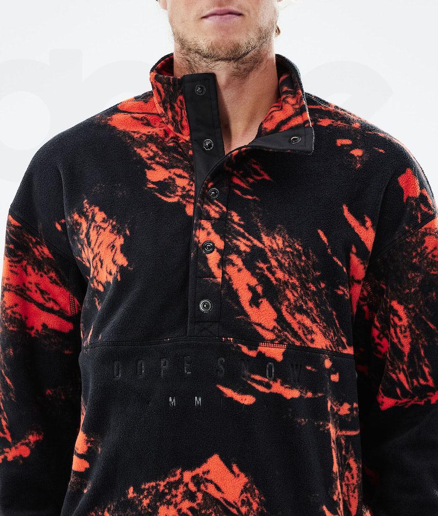 Orange Men's Dope Comfy 2021 Paint Fleece | AUTV3033