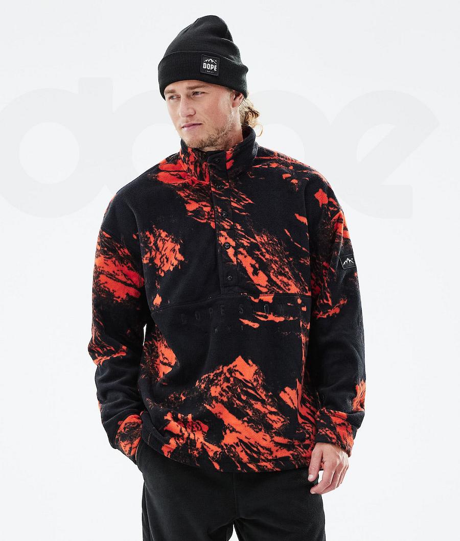 Orange Men\'s Dope Comfy 2021 Paint Fleece | AUTV3033