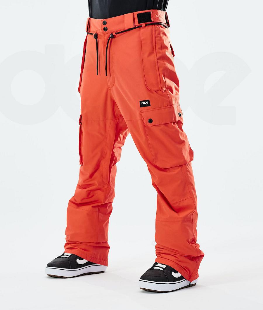 Orange Men\'s Dope Iconic 2021 Snowboard Pants | AUWY2584