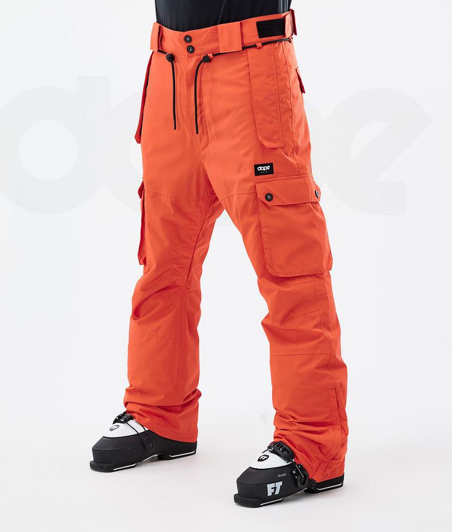 Orange Men\'s Dope Iconic Ski Pants | AUHK2641