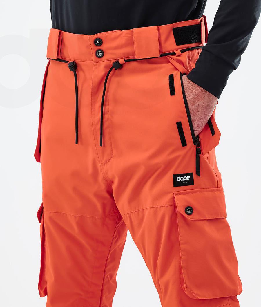 Orange Men's Dope Iconic Snowboard Pants | AUSO2574