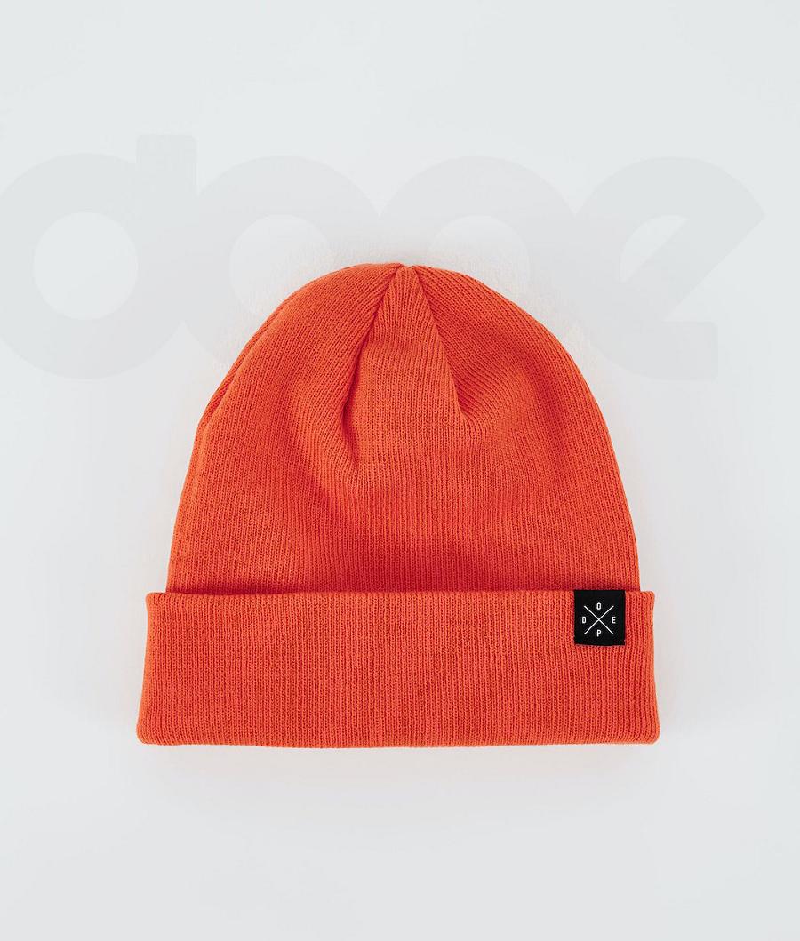 Orange Men\'s Dope Solitude Beanie | AUMA3207