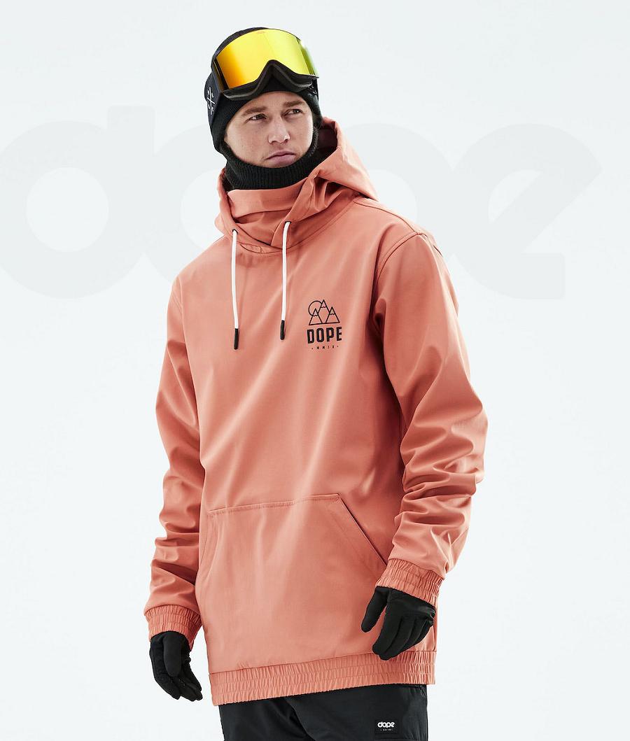 Orange Men's Dope Yeti 2021 Rise Snowboard Jackets | AUPQ2842