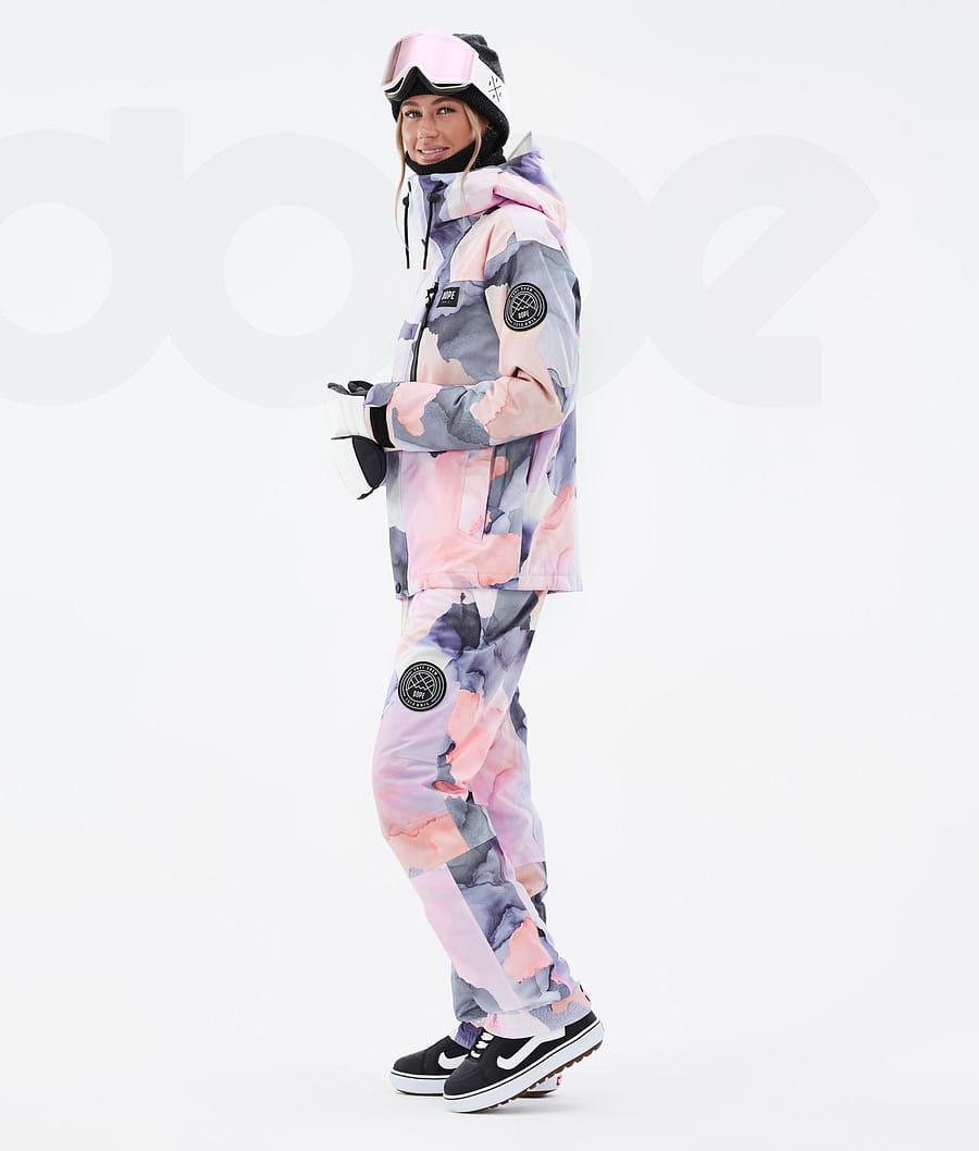 Orange Women's Dope Blizzard W Full Zip Blot Snowboard Jackets | AURW3468