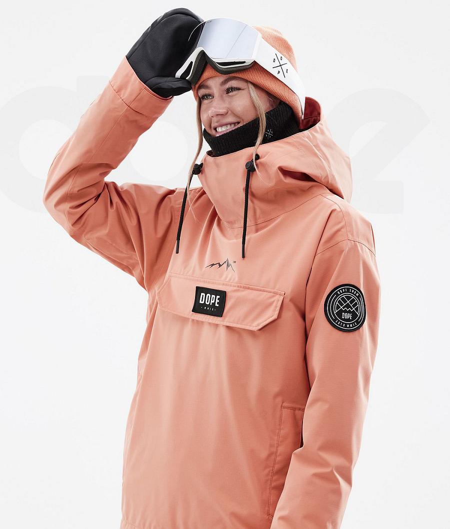 Orange Women's Dope Blizzard W Ski Jackets | AUYU3622