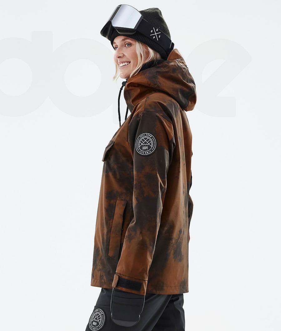 Orange Women's Dope Blizzard W Smudge Snowboard Jackets | AUFM3476