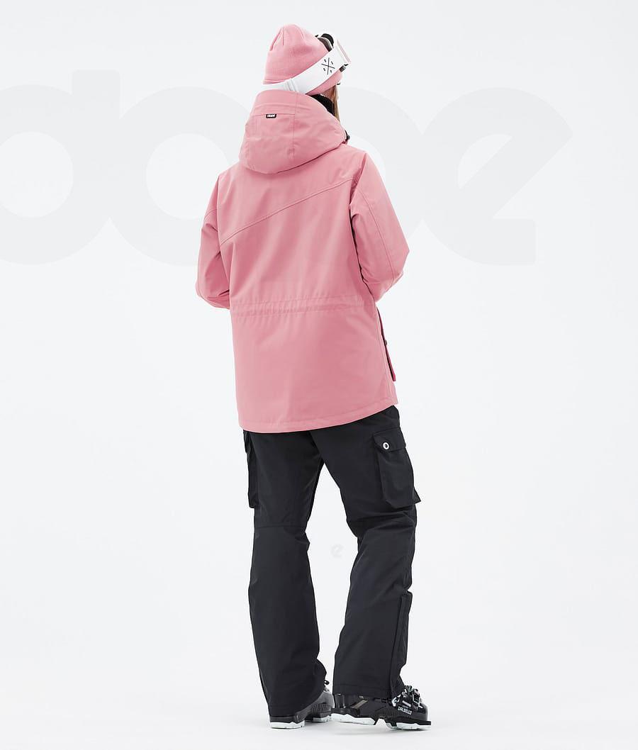 Pink / Black Women's Dope Adept W Ski Jackets | AUJJ3558