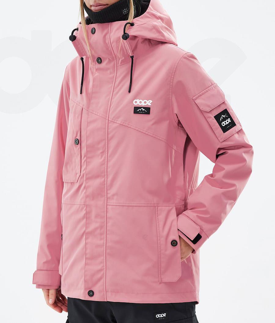 Pink / Black Women's Dope Adept W Ski Jackets | AUJJ3558