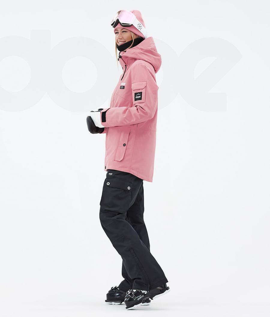 Pink / Black Women's Dope Adept W Ski Jackets | AUJJ3558