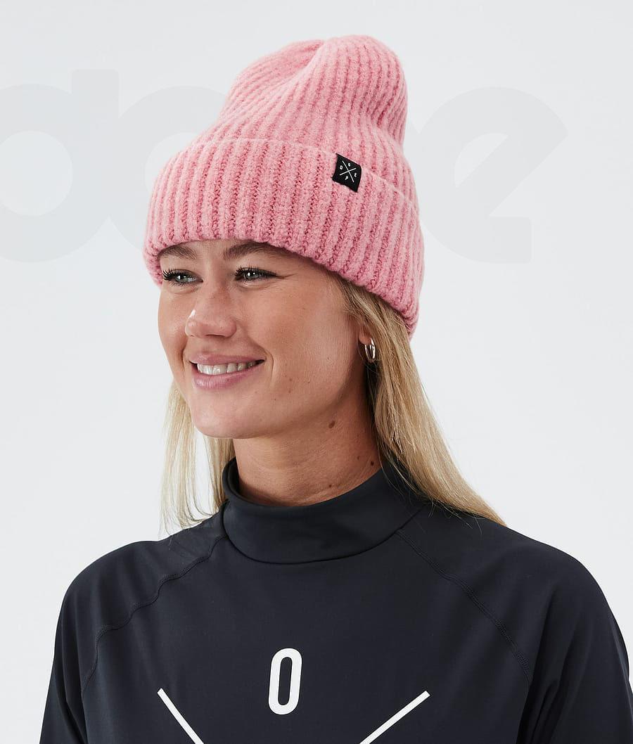 Pink Men's Dope Chunky Beanie | AUGL3165