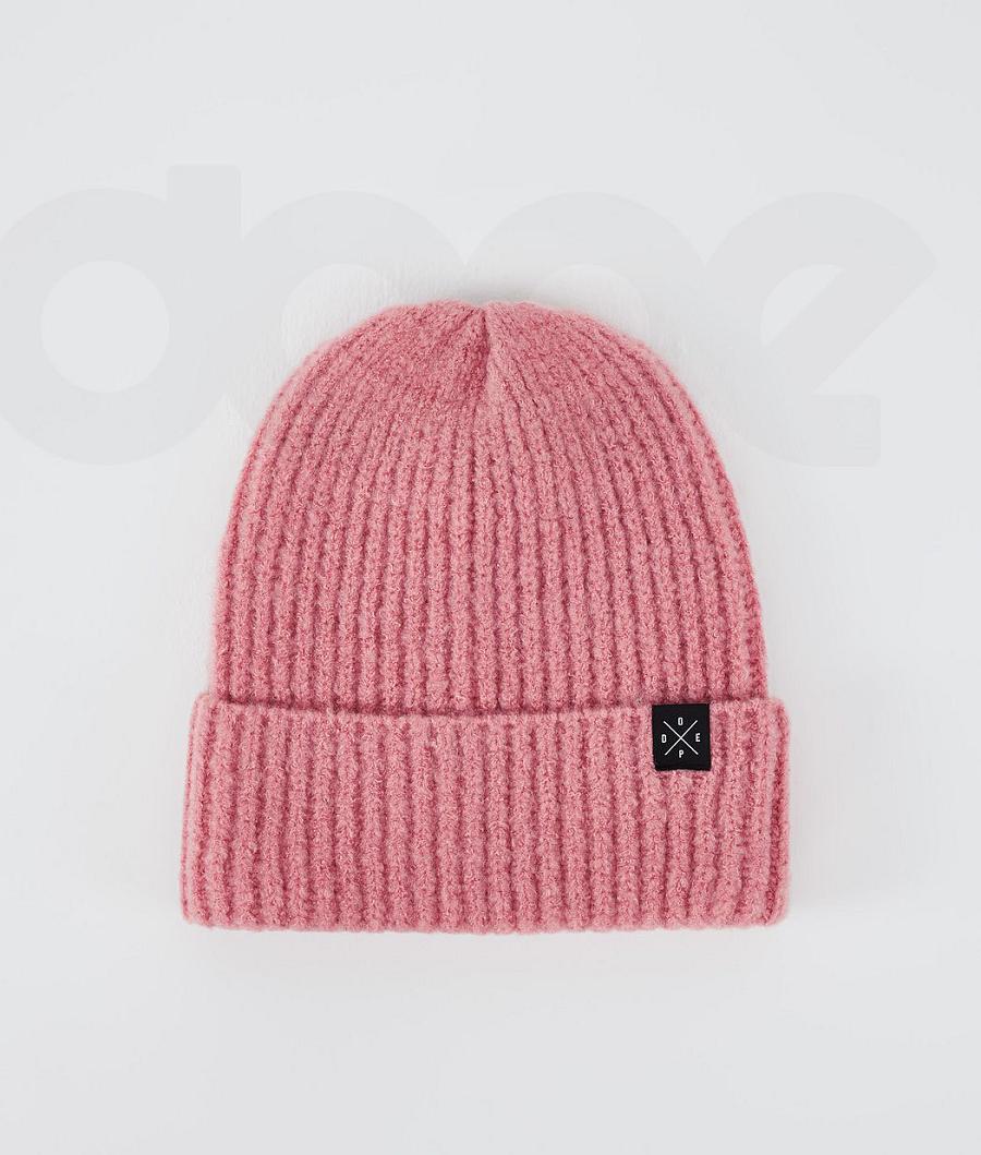 Pink Men\'s Dope Chunky Beanie | AUGL3165