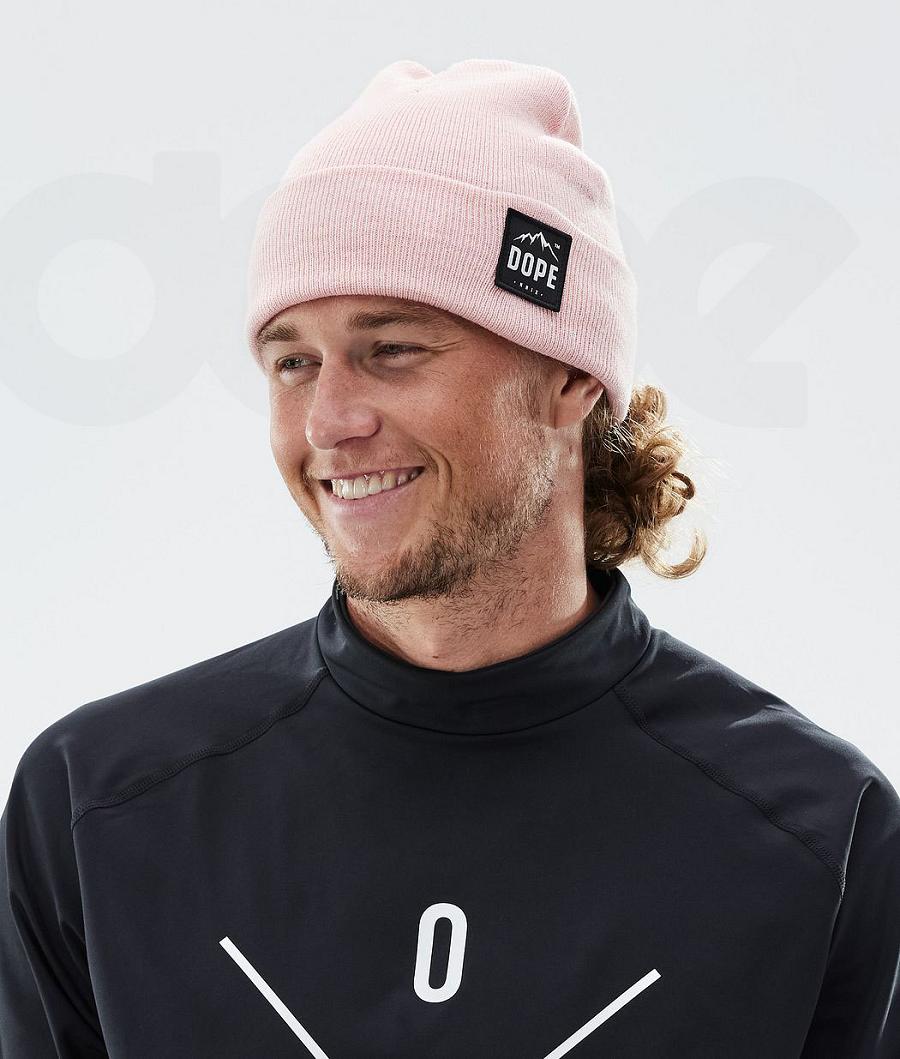 Pink Men's Dope Paradise Beanie | AUNB3181