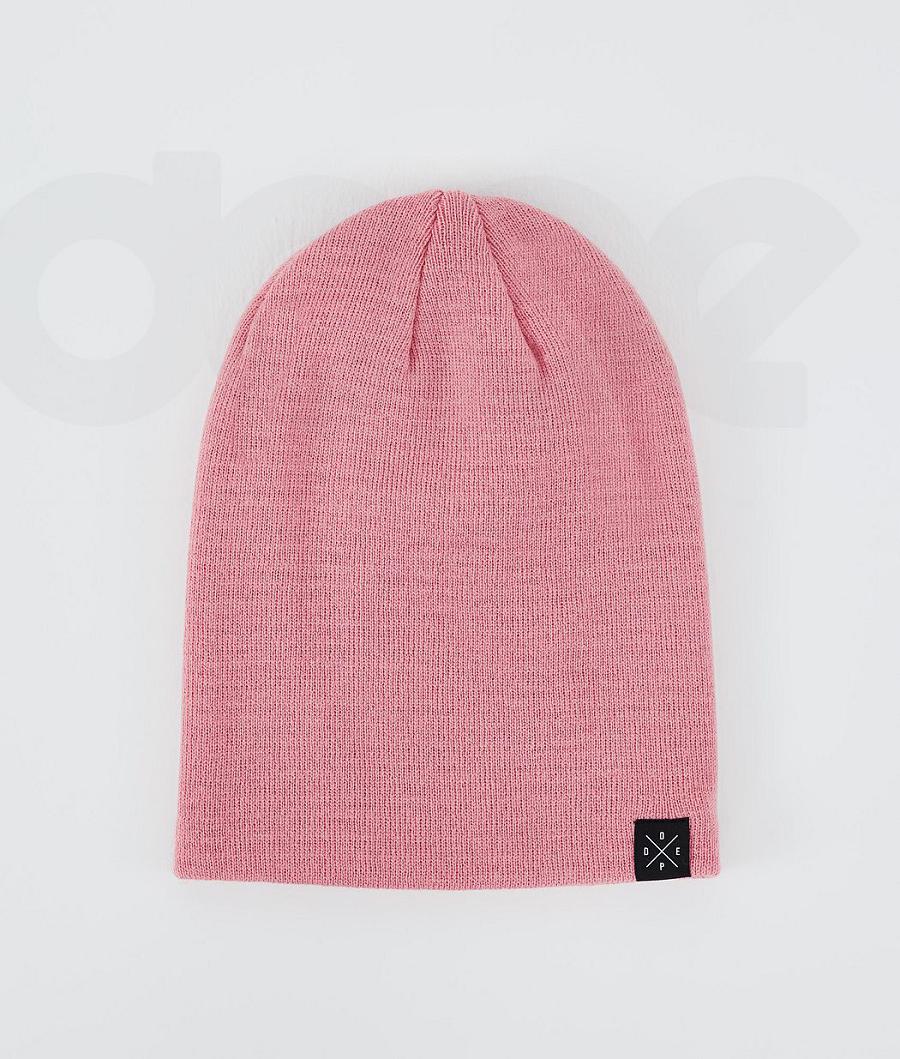 Pink Men's Dope Solitude Beanie | AUEX3204