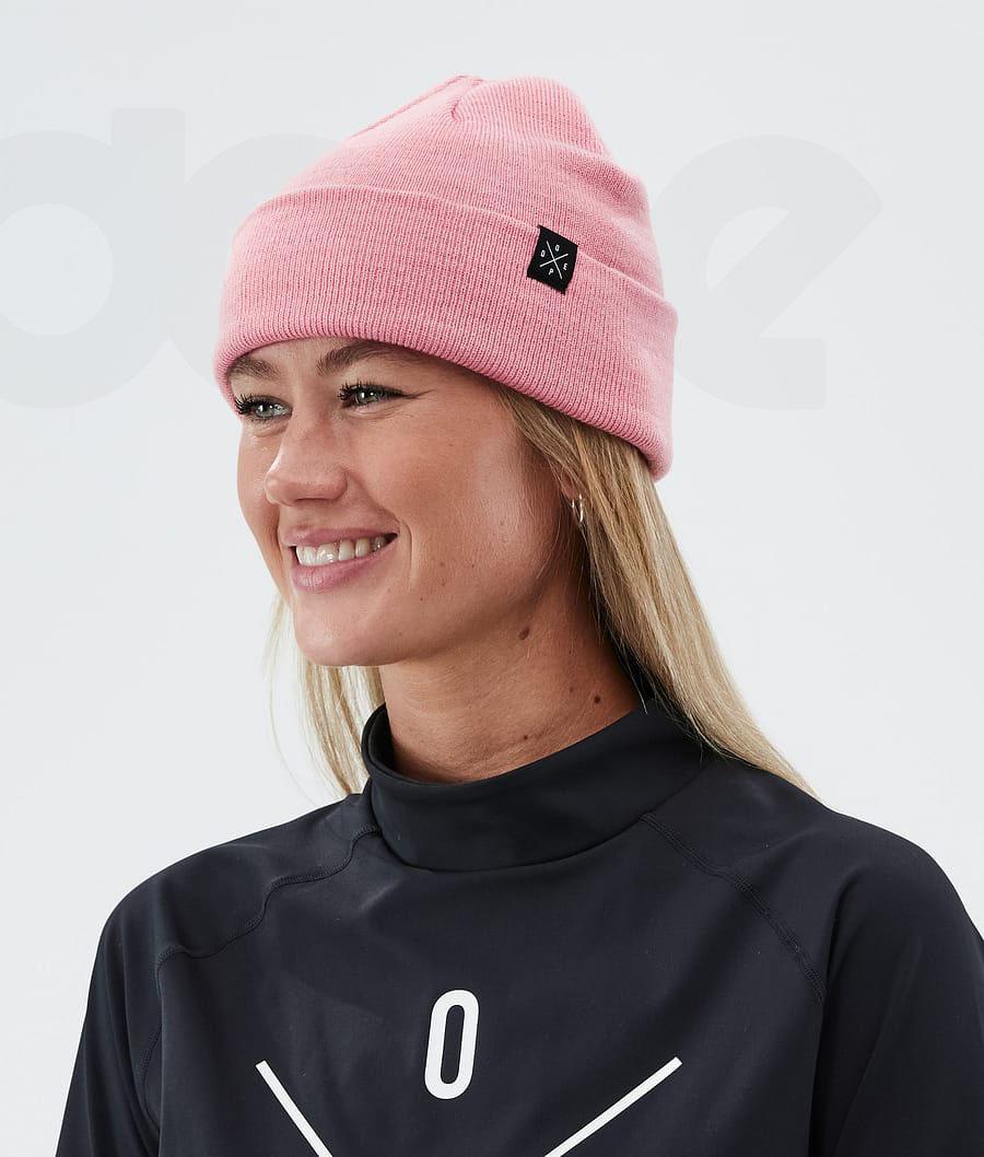 Pink Men's Dope Solitude Beanie | AUEX3204