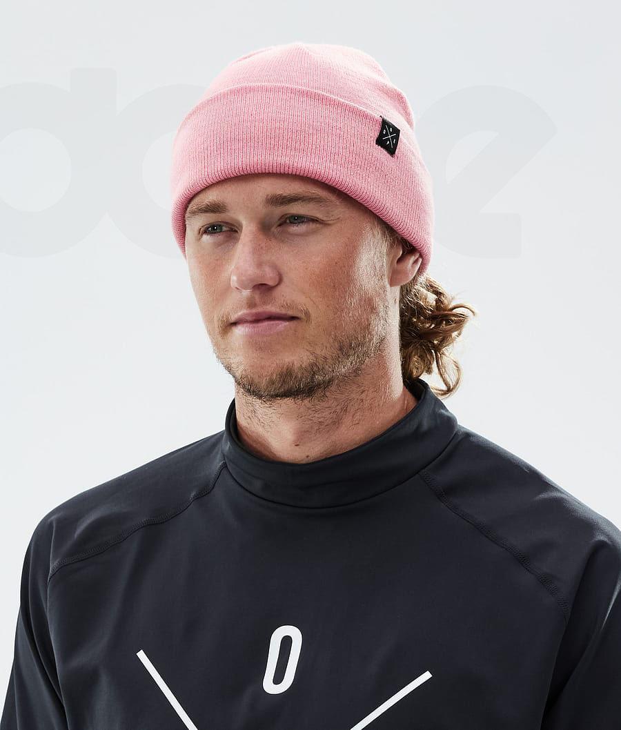 Pink Men's Dope Solitude Beanie | AUEX3204