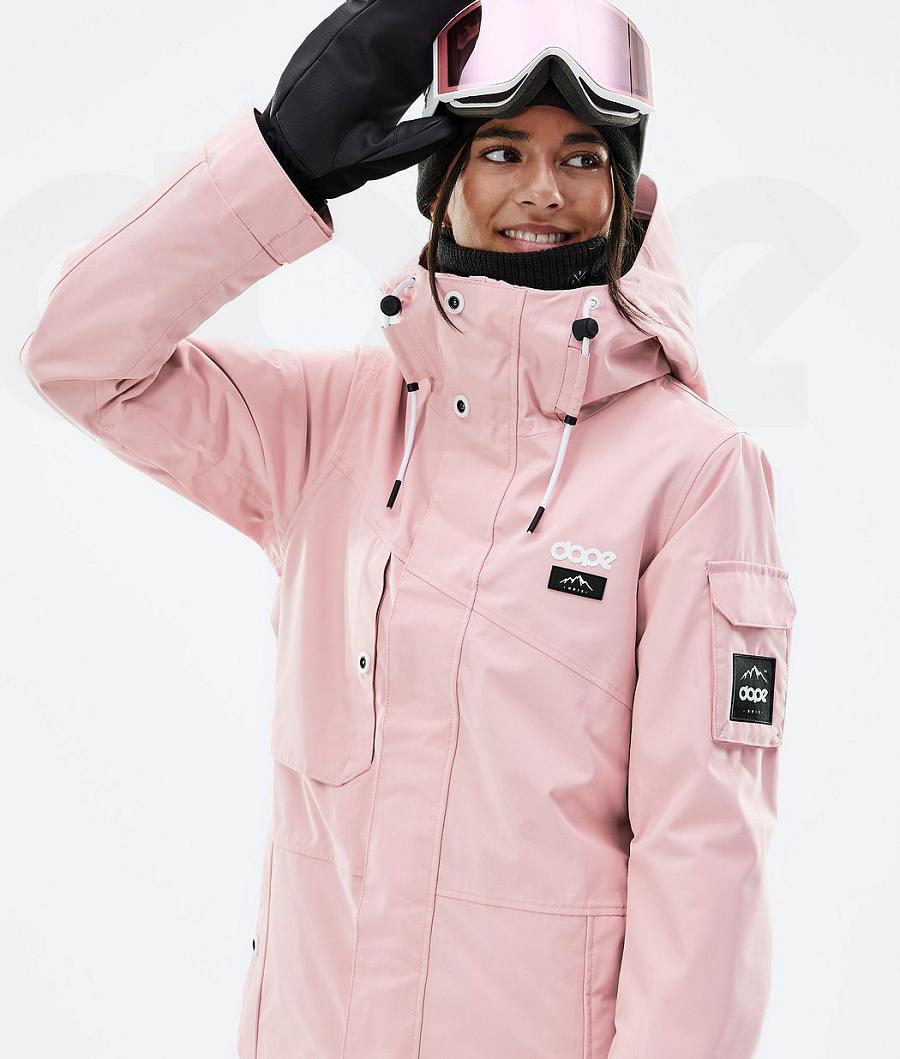 Pink Women's Dope Adept W Snowboard Jackets | AUGL3378