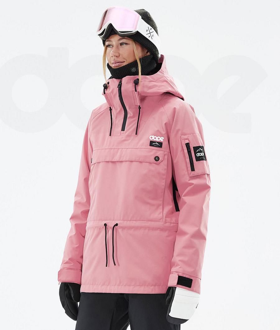 Pink Women\'s Dope Annok W Snowboard Jackets | AUSO3426