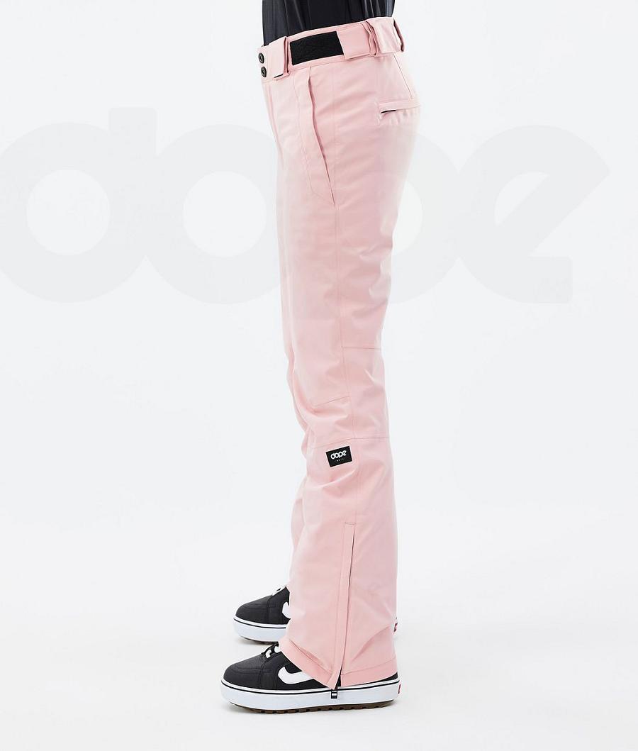 Pink Women's Dope Con W Soft Snowboard Pants | AUSO3266