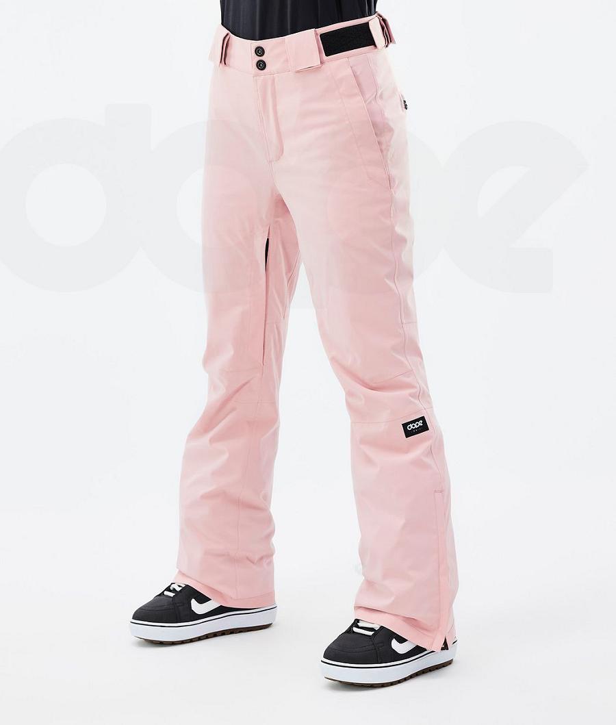 Pink Women\'s Dope Con W Soft Snowboard Pants | AUSO3266