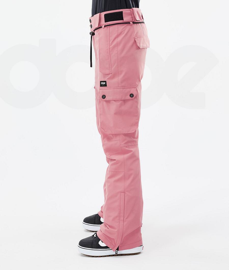 Pink Women's Dope Iconic W Snowboard Pants | AUOR3269