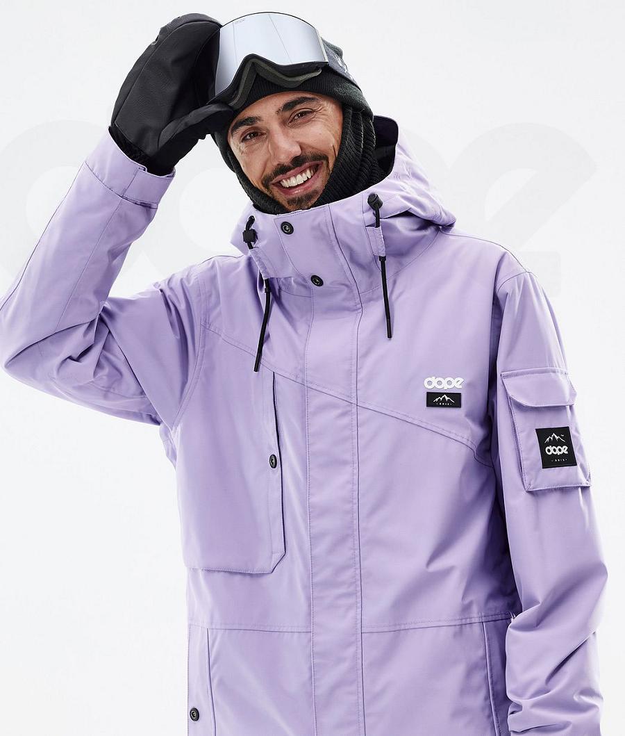 Purple Men's Dope Adept Ski Jackets | AUUT2863