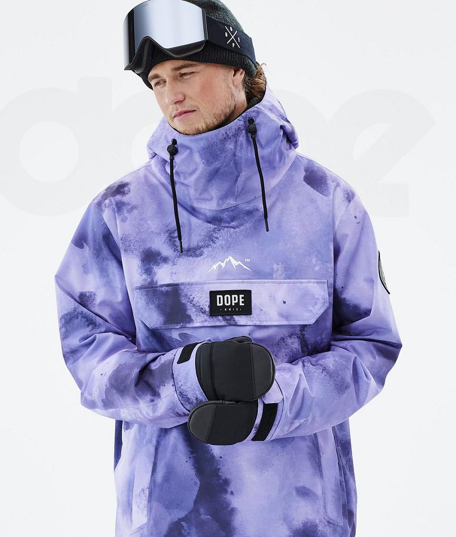 Purple Men's Dope Blizzard Liquid Ski Jackets | AUPQ2913