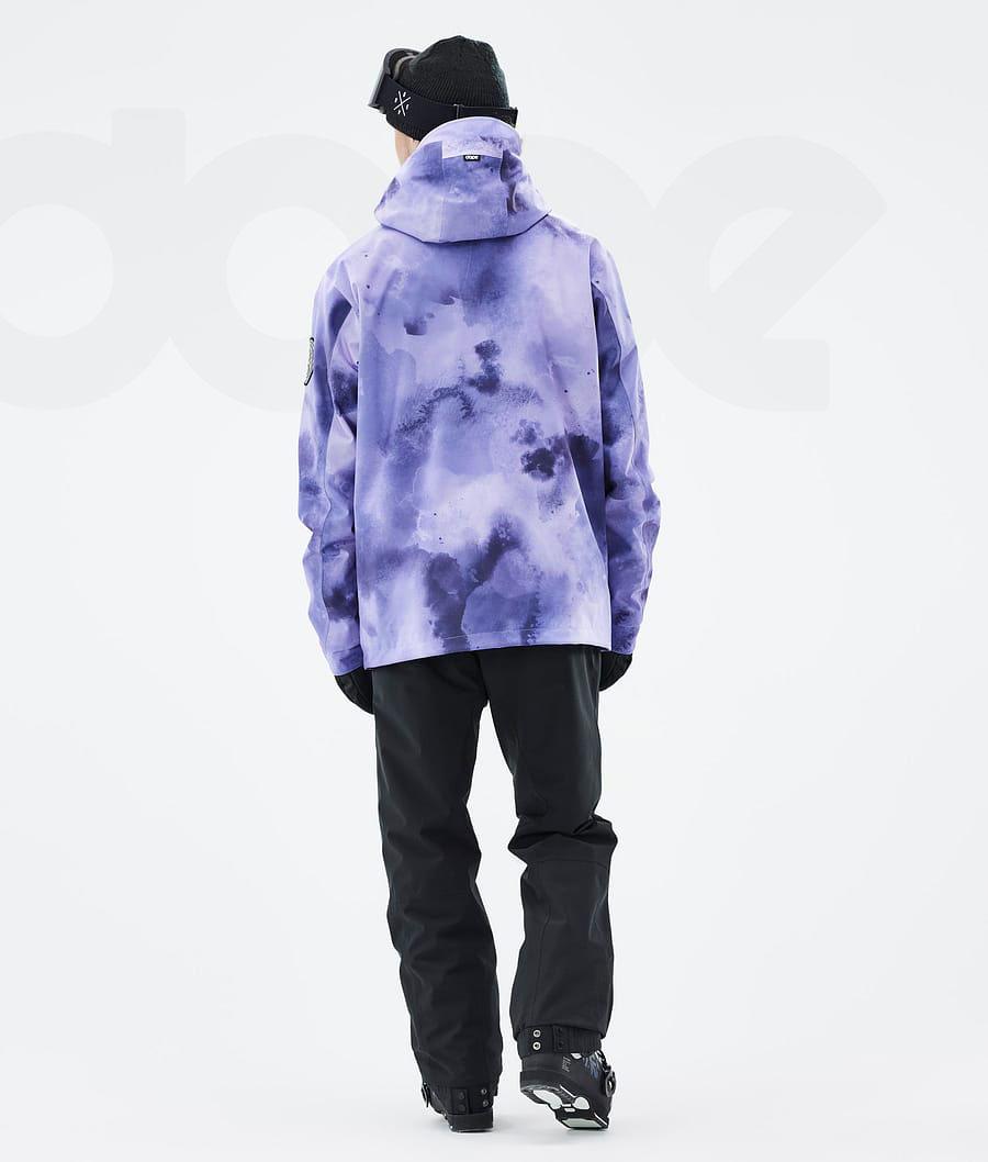 Purple Men's Dope Blizzard Liquid Ski Jackets | AUPQ2913