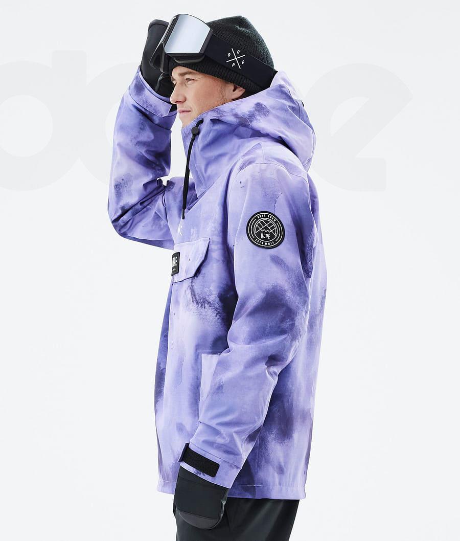 Purple Men's Dope Blizzard Liquid Ski Jackets | AUPQ2913