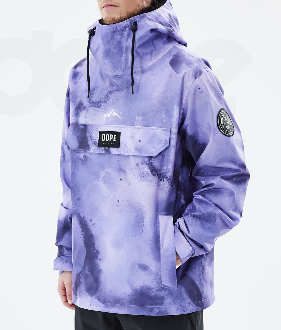 Purple Men's Dope Blizzard Liquid Ski Jackets | AUPQ2913