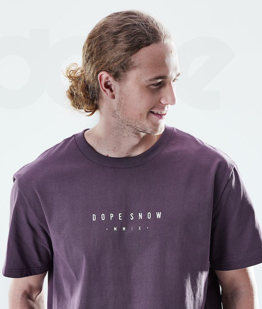 Purple Men's Dope Daily Range T Shirts | AUAP2983