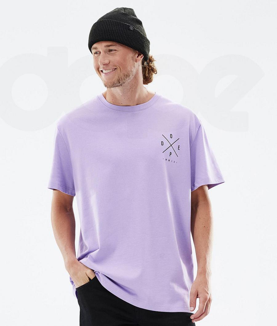 Purple Men's Dope Standard 2X-Up T Shirts | AUTV2989