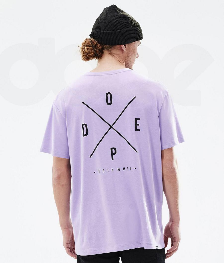 Purple Men\'s Dope Standard 2X-Up T Shirts | AUTV2989